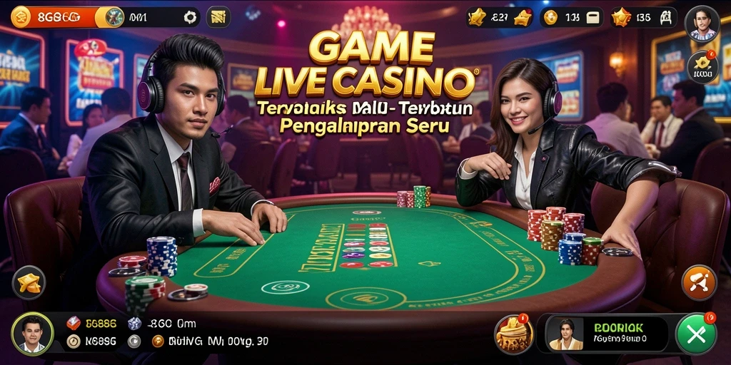 Tangkapan layar gameplay Live Casino 8G8G yang menarik dan interaktif.