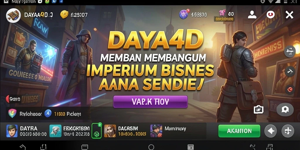 Tampilan gameplay DAYA4D yang menarik dan penuh strategi.