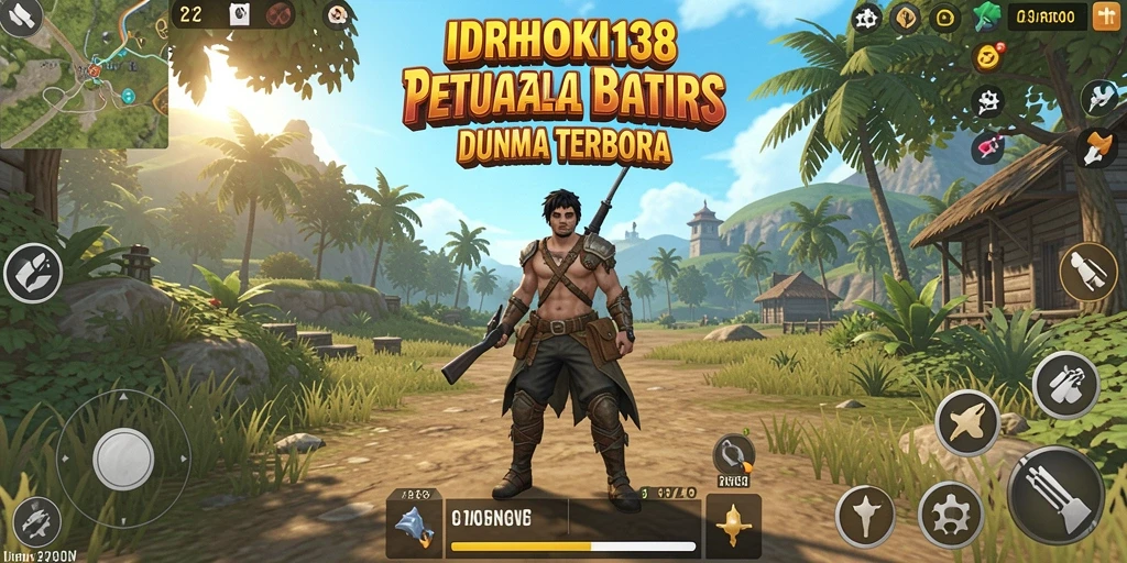 Tampilan gameplay <strong>IDRHOKI138</strong> yang menampilkan eksplorasi dunia terbuka.