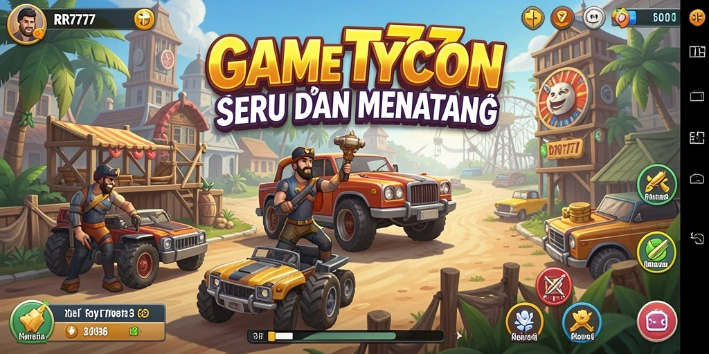 Tampilan gameplay Tycoon yang menarik dan interaktif.
