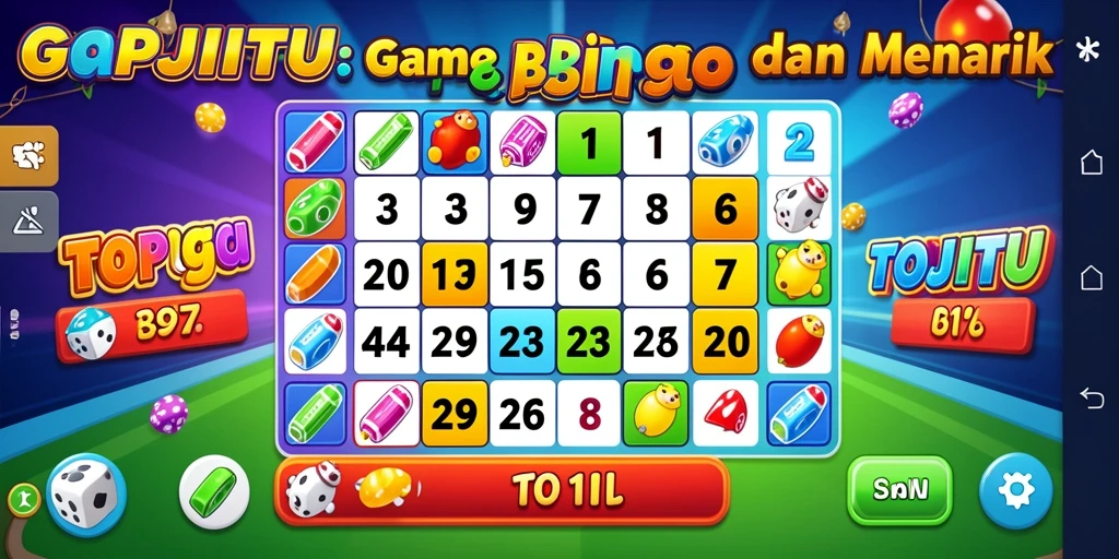 Tangkapan layar game Bingo dengan gameplay yang menarik dan interaktif.