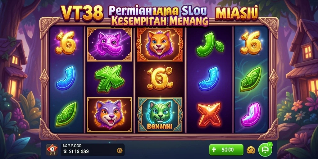 Screenshot gameplay slot VT38 menampilkan keseruan dan grafis yang menarik.